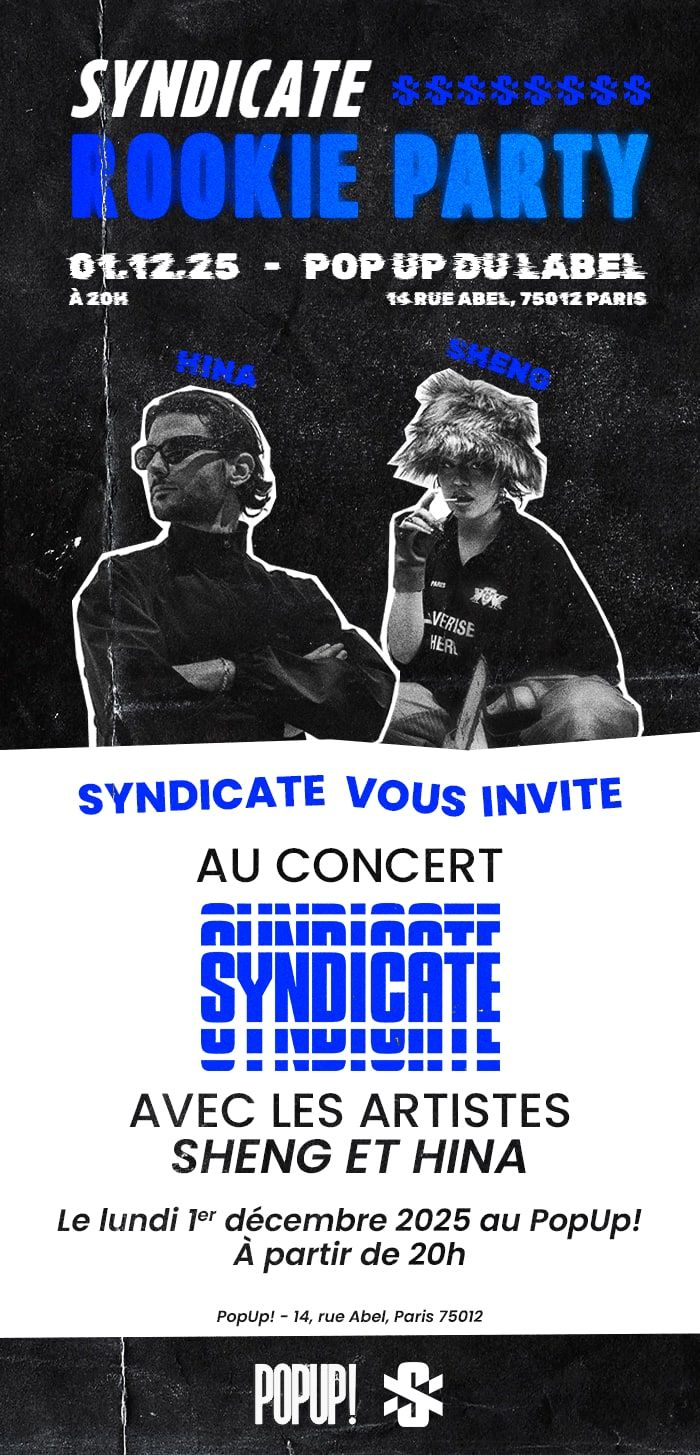 Newsletter d'invitation au concert Syndicate
